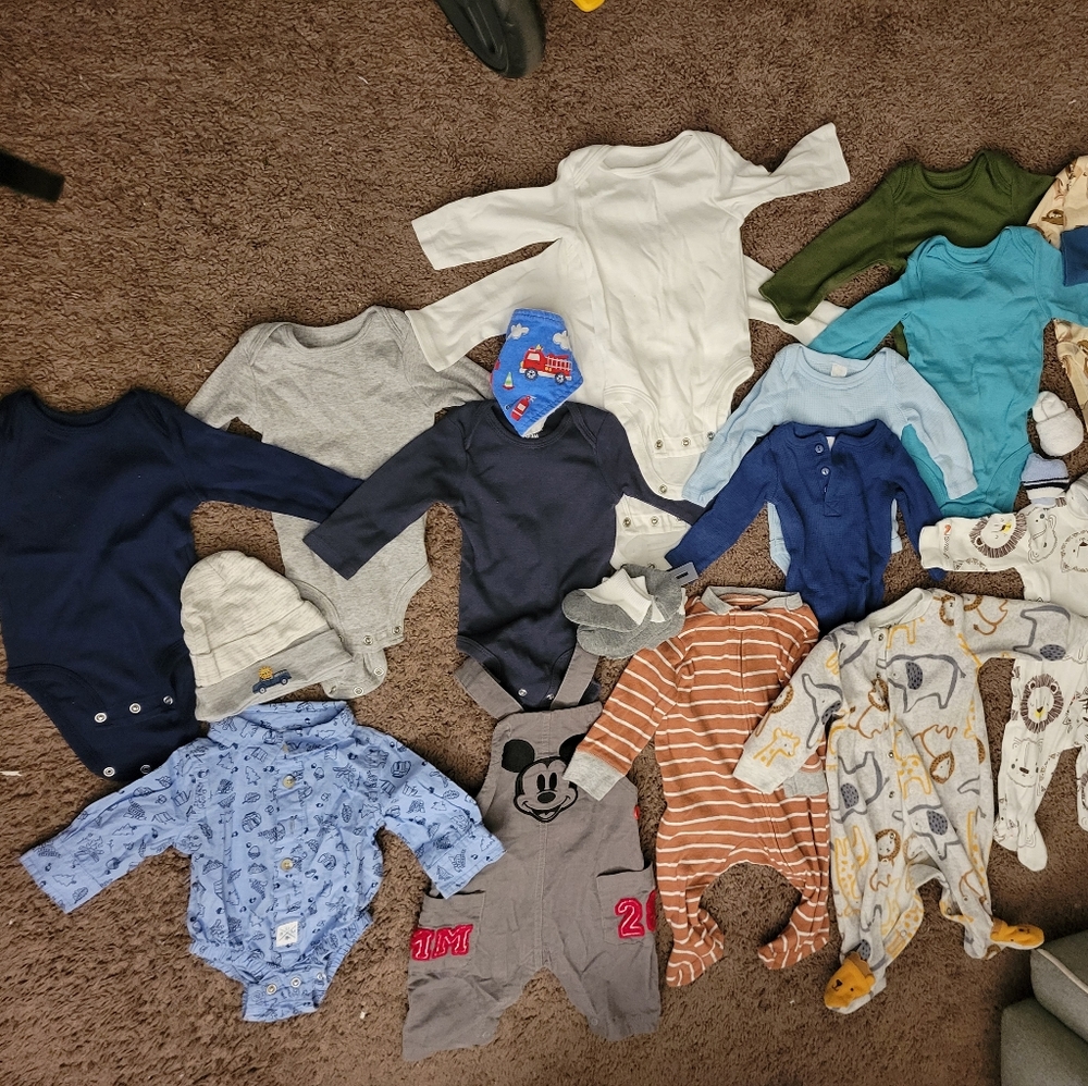 Baby boy clothes 0-3 months